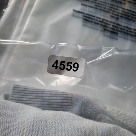 Lululemon Cashmere Hoodie Womens Large Light Blue Grey Knit Thumbholes V Neck - Picture 7 of 7